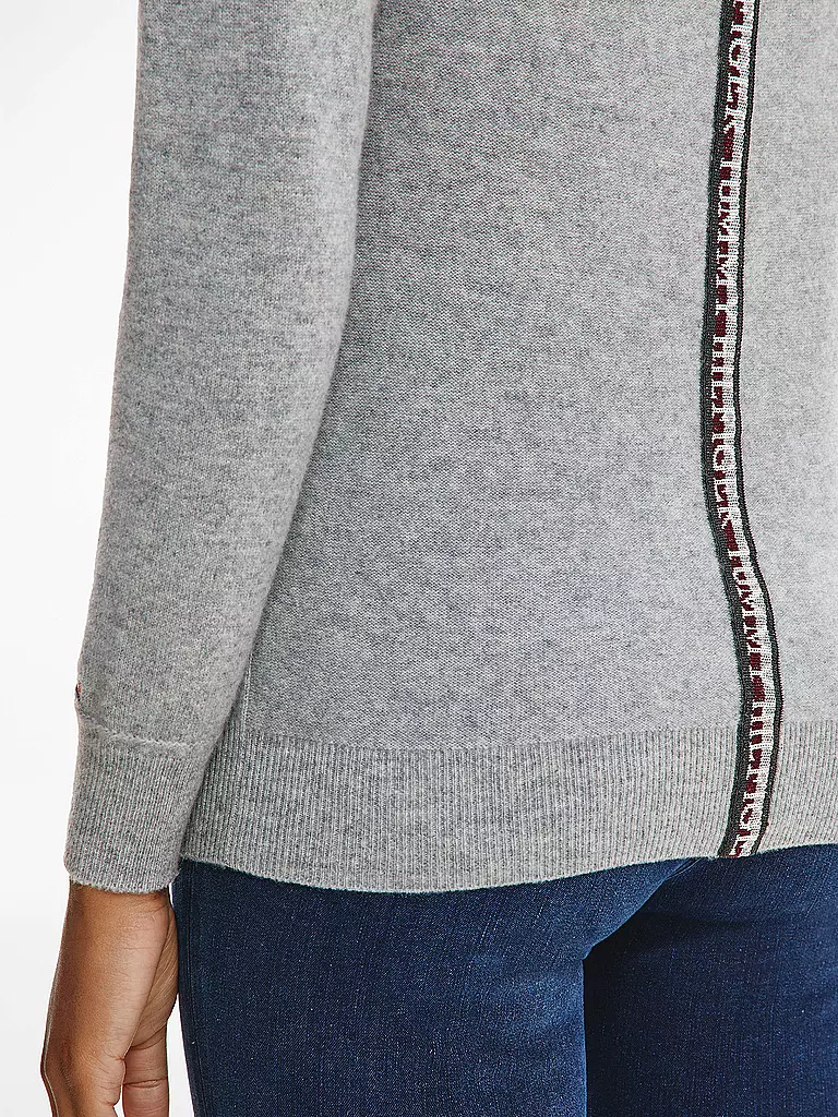 TOMMY HILFIGER Rollkragenpullover grau