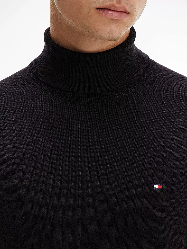 TOMMY HILFIGER Rollkragenpullover schwarz 