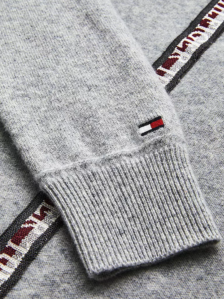 TOMMY HILFIGER Rollkragenpullover grau