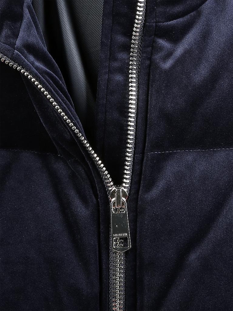 TOMMY HILFIGER | Samt-Daunenjacke  | 