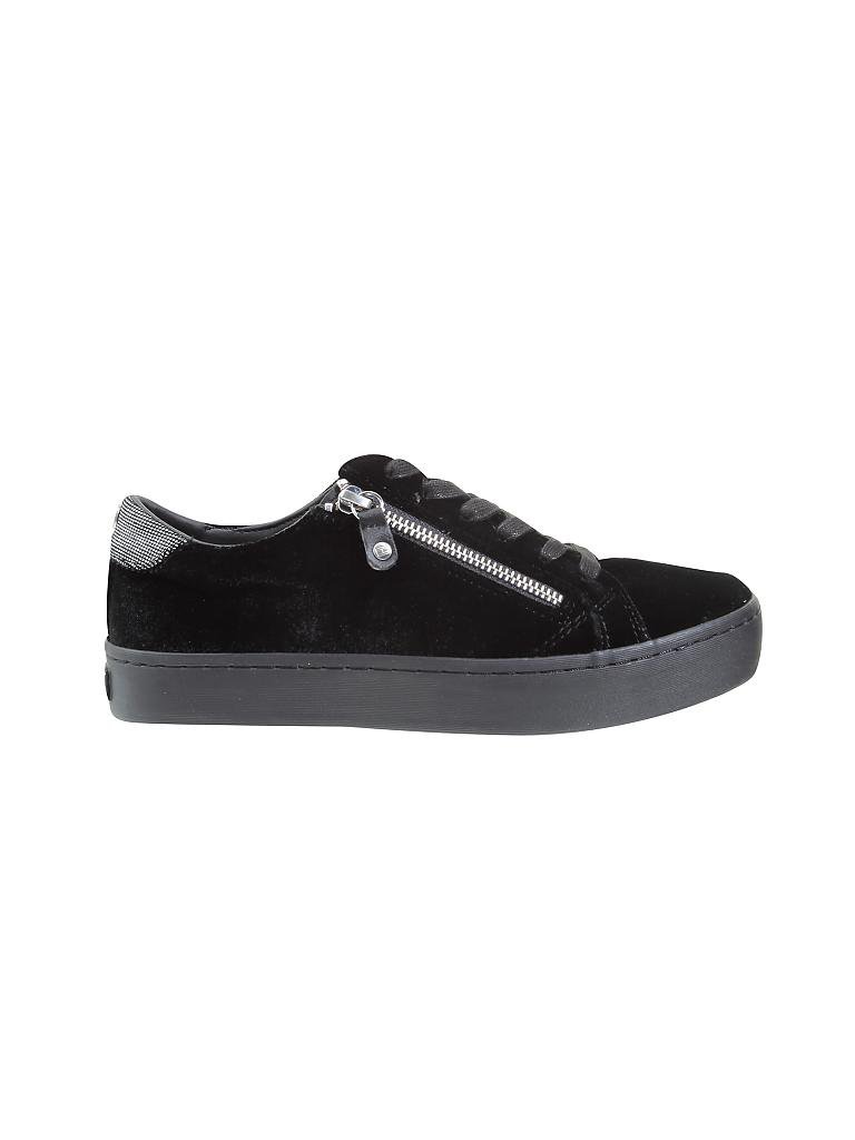 TOMMY HILFIGER | Samt-Sneaker "Jupiter" | schwarz