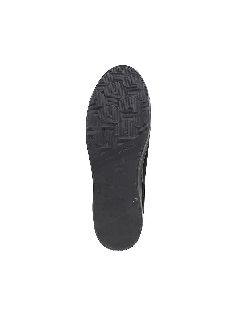 TOMMY HILFIGER | Samt-Sneaker "Jupiter" | schwarz