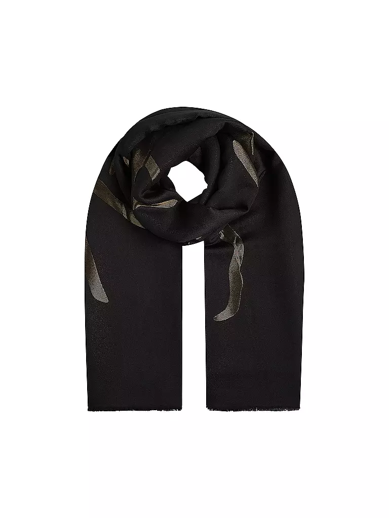 TOMMY HILFIGER | Schal Signature | schwarz