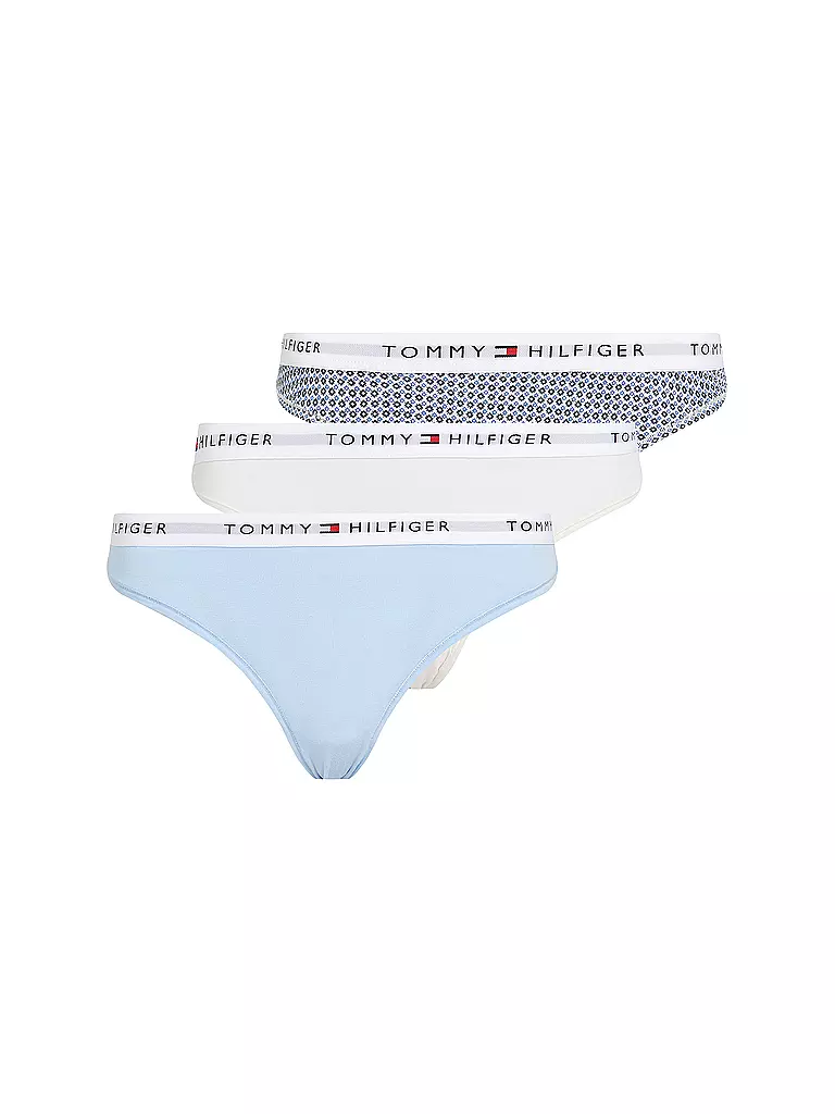 TOMMY HILFIGER | Slip 3er Pkg. purple | hellblau