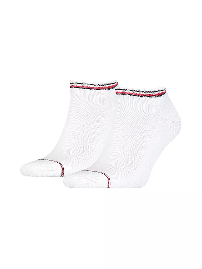 TOMMY HILFIGER | Sneaker Socken 2-er Pkg. white | weiss
