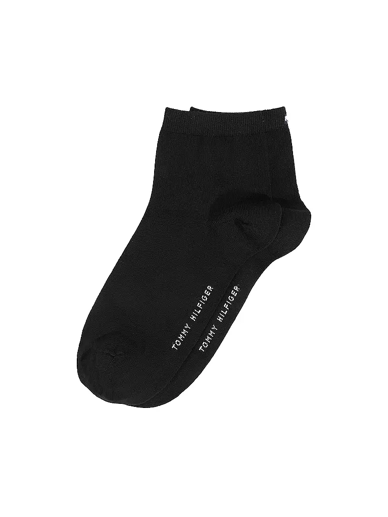 TOMMY HILFIGER | Sneaker Socken 2er Pkg black | schwarz
