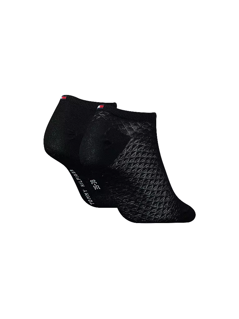 TOMMY HILFIGER | Sneaker Socken 2er Pkg black | dunkelblau