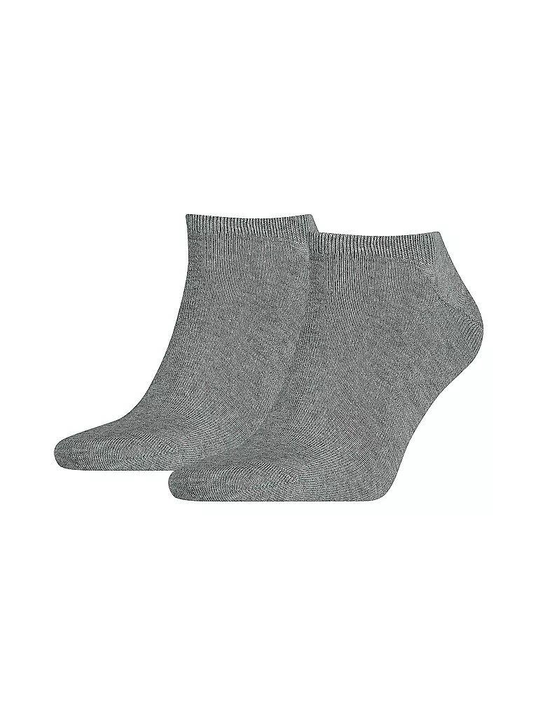 TOMMY HILFIGER | Sneakersocken 2er Pkg. mid grey | grau