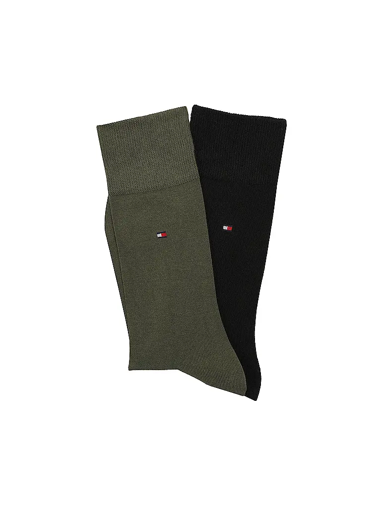 TOMMY HILFIGER | Socken 2-er Pkg. army green | olive