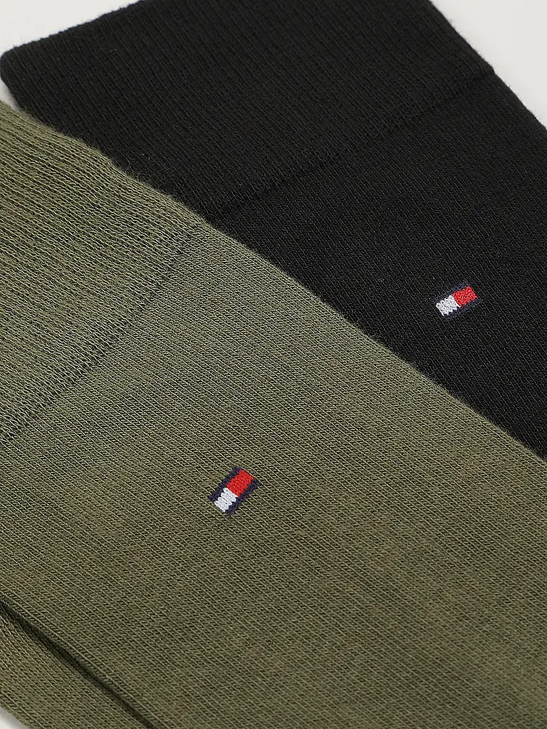 TOMMY HILFIGER | Socken 2-er Pkg. army green | olive