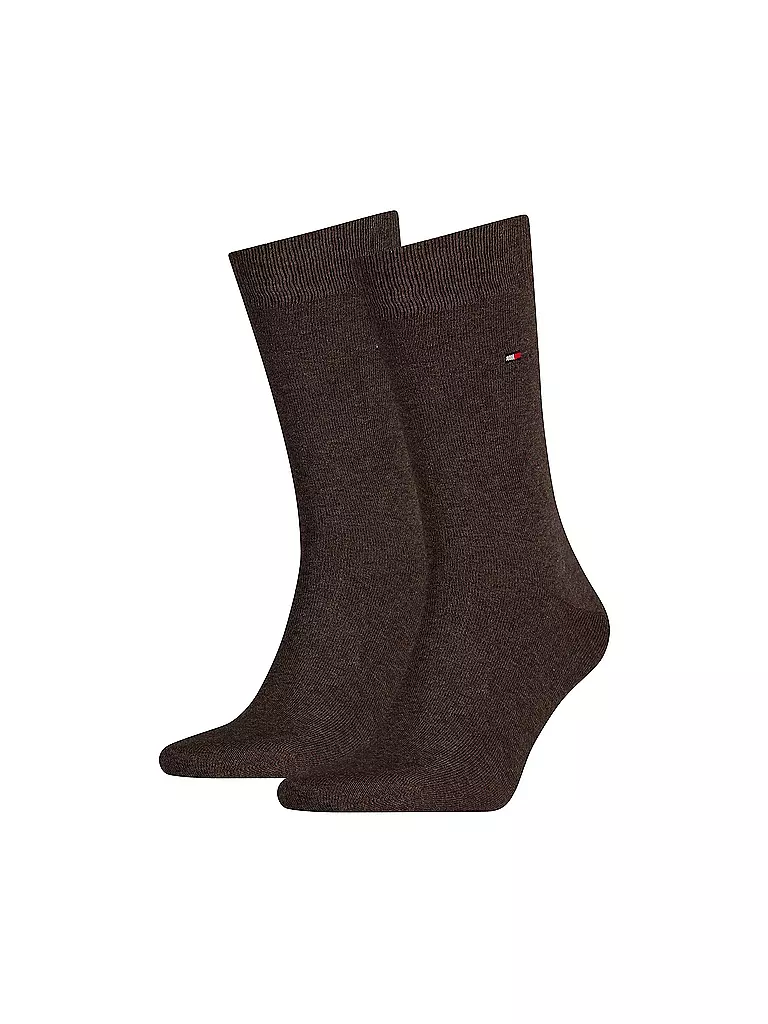 TOMMY HILFIGER | Socken 2-er Pkg. oak | braun