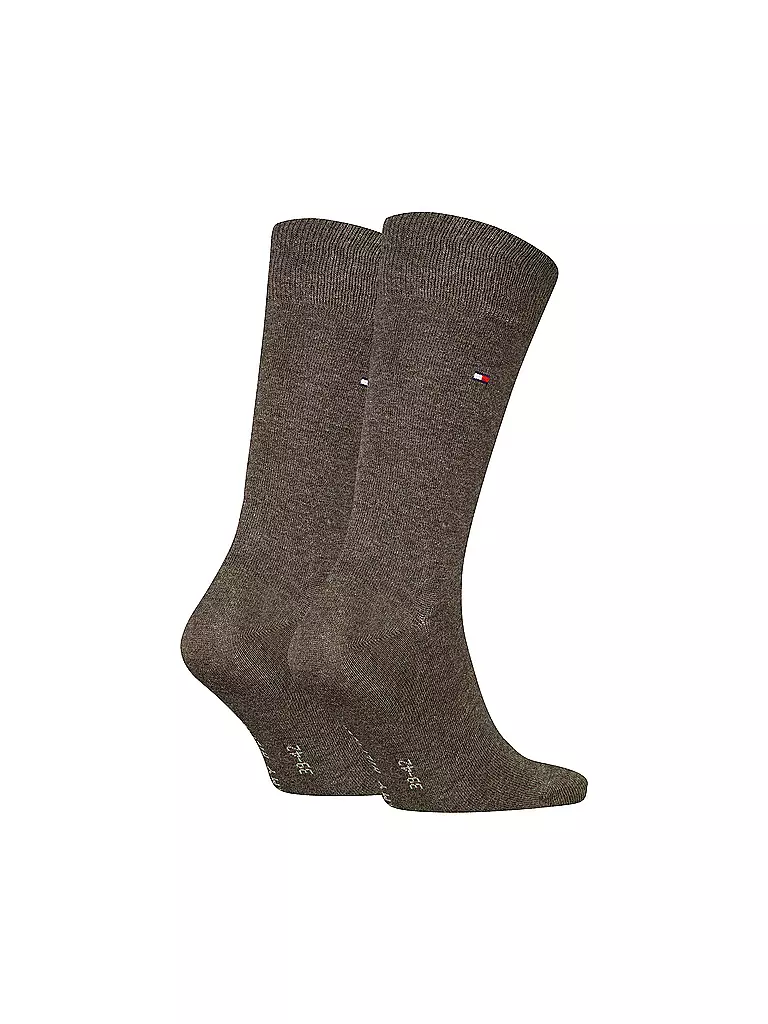 TOMMY HILFIGER | Socken 2-er Pkg. oak | braun