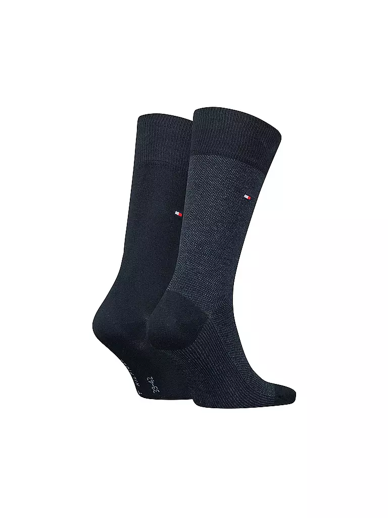 TOMMY HILFIGER | Socken 2er Pkg dark navy | schwarz