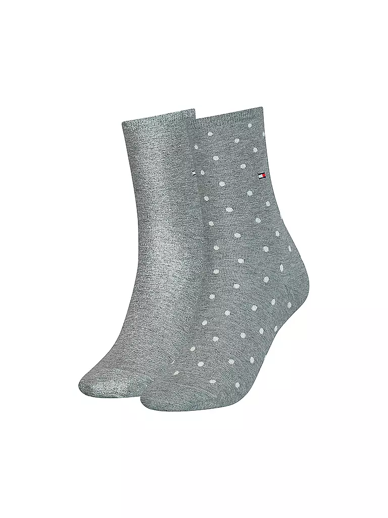 TOMMY HILFIGER | Socken 2er Pkg grau mele | grau