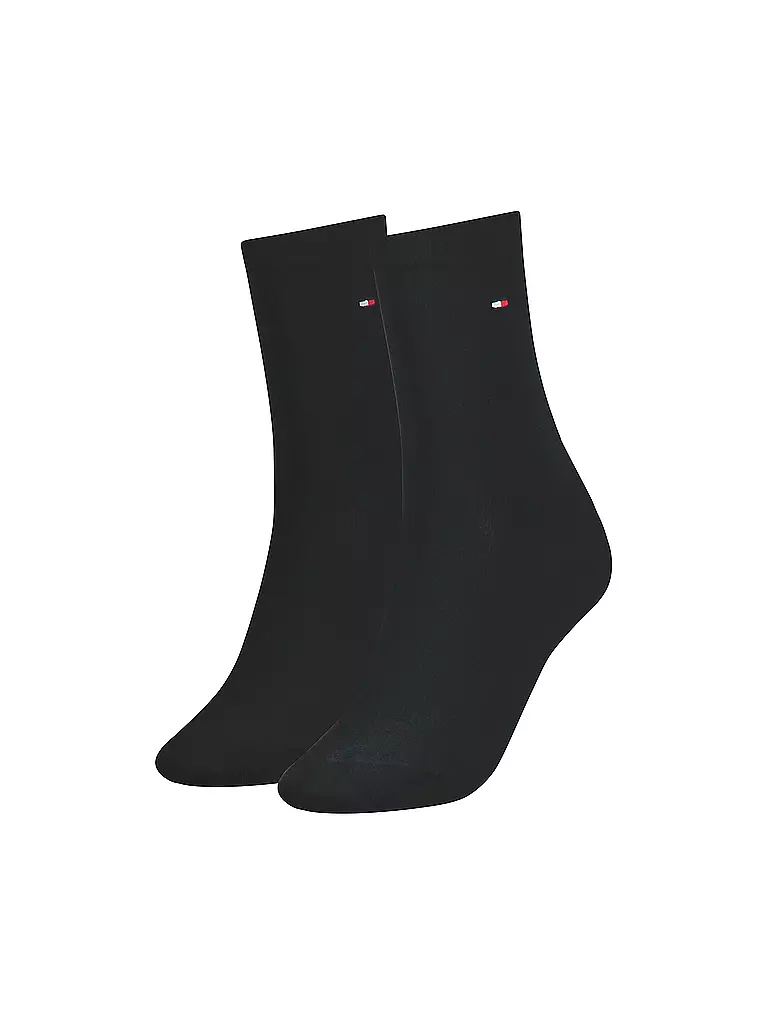 TOMMY HILFIGER | Socken 2er-Packung black | schwarz