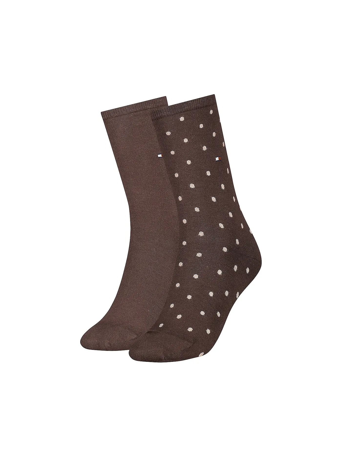 TOMMY HILFIGER | Socken 2er Pkg black | braun