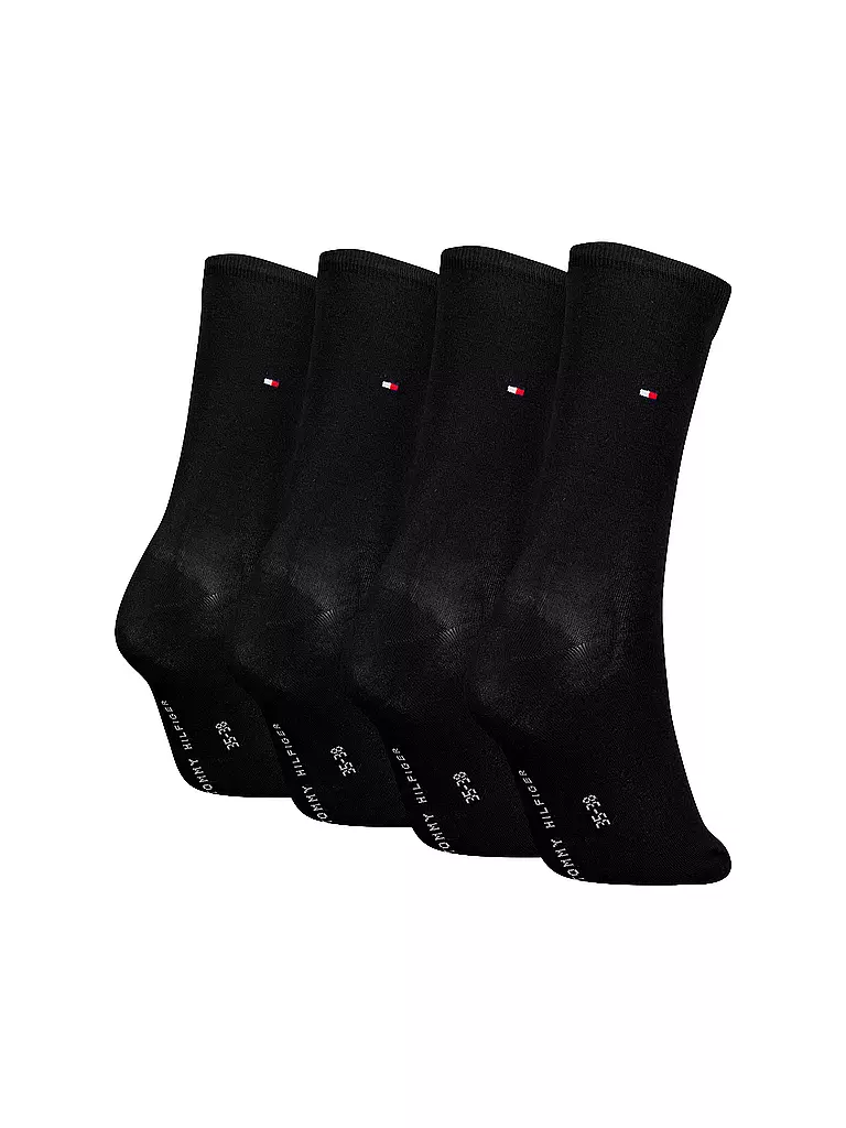 TOMMY HILFIGER | Socken 4er Pkg. Black | blau