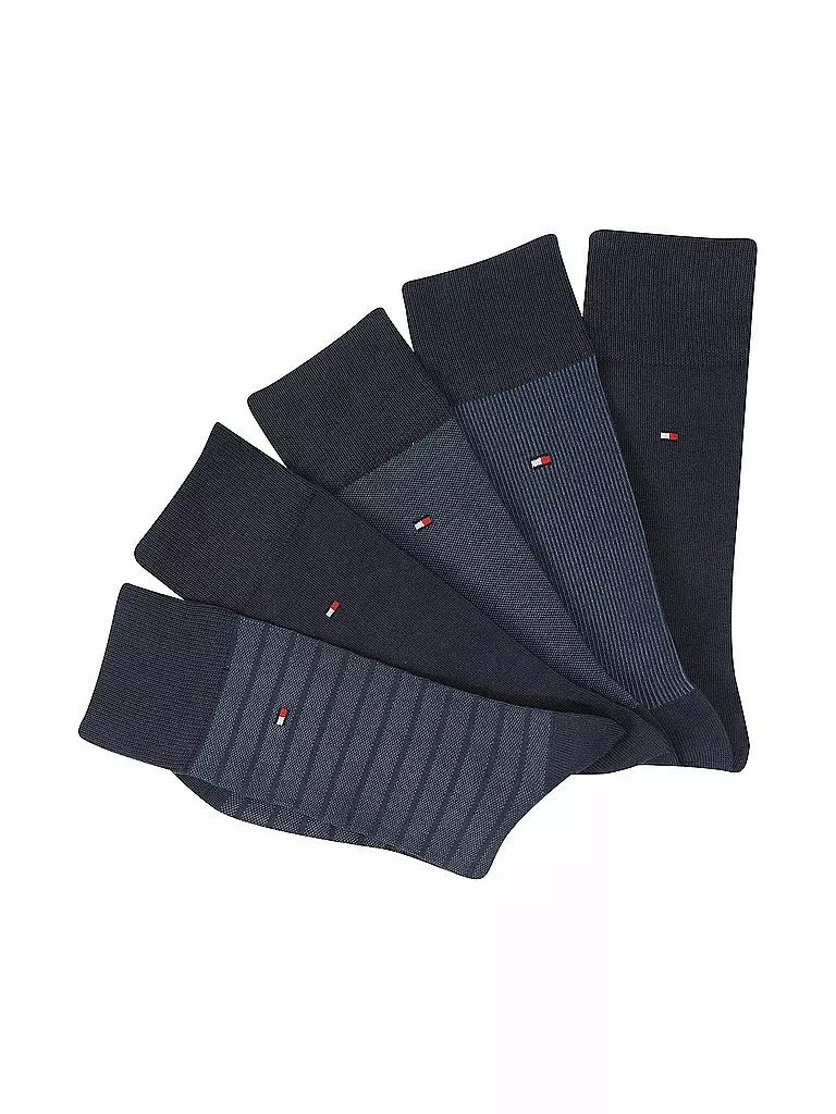 TOMMY HILFIGER | Socken Geschenkbox 5er Pkg navy | blau