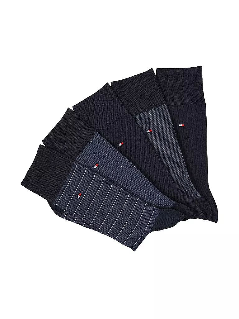 TOMMY HILFIGER | Socken Geschenkbox 5er Pkg navy | blau