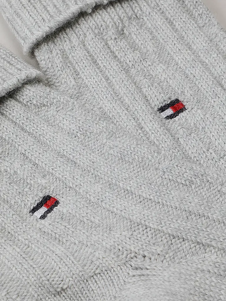 TOMMY HILFIGER | Socken light grey melange | grau