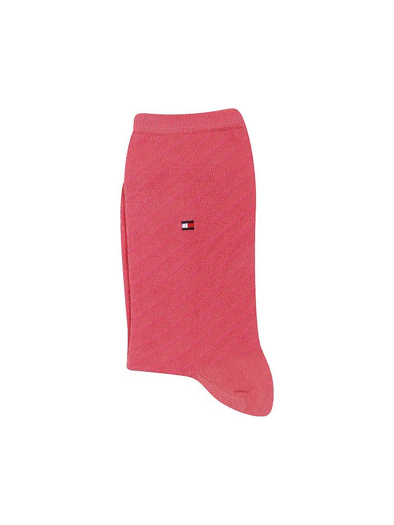 TOMMY HILFIGER | Socken Transparant  | rot