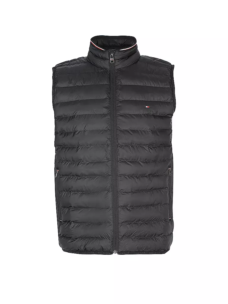 TOMMY HILFIGER | Steppgilet  | schwarz