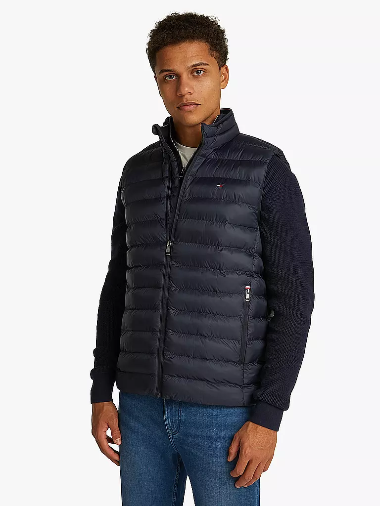 TOMMY HILFIGER | Steppgilet | blau