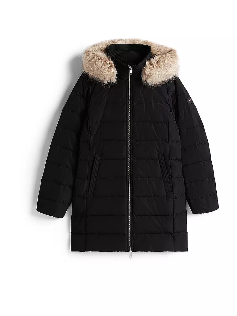 TOMMY HILFIGER | Steppmantel | schwarz