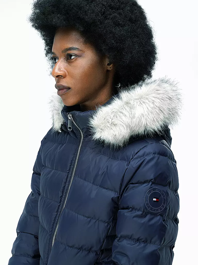 TOMMY HILFIGER | Steppmantel | schwarz