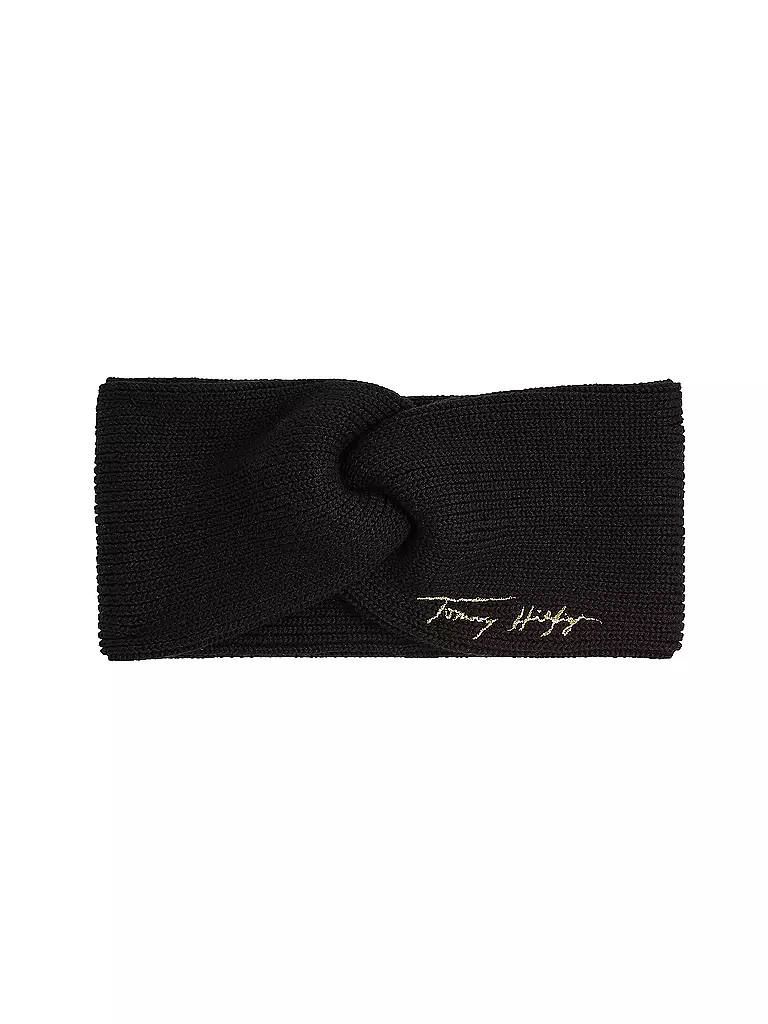 TOMMY HILFIGER | Stirnband Signature | schwarz