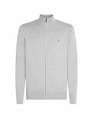 TOMMY HILFIGER | Strickjacke | hellgrau