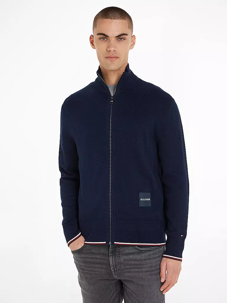 TOMMY HILFIGER | Strickjacke | blau