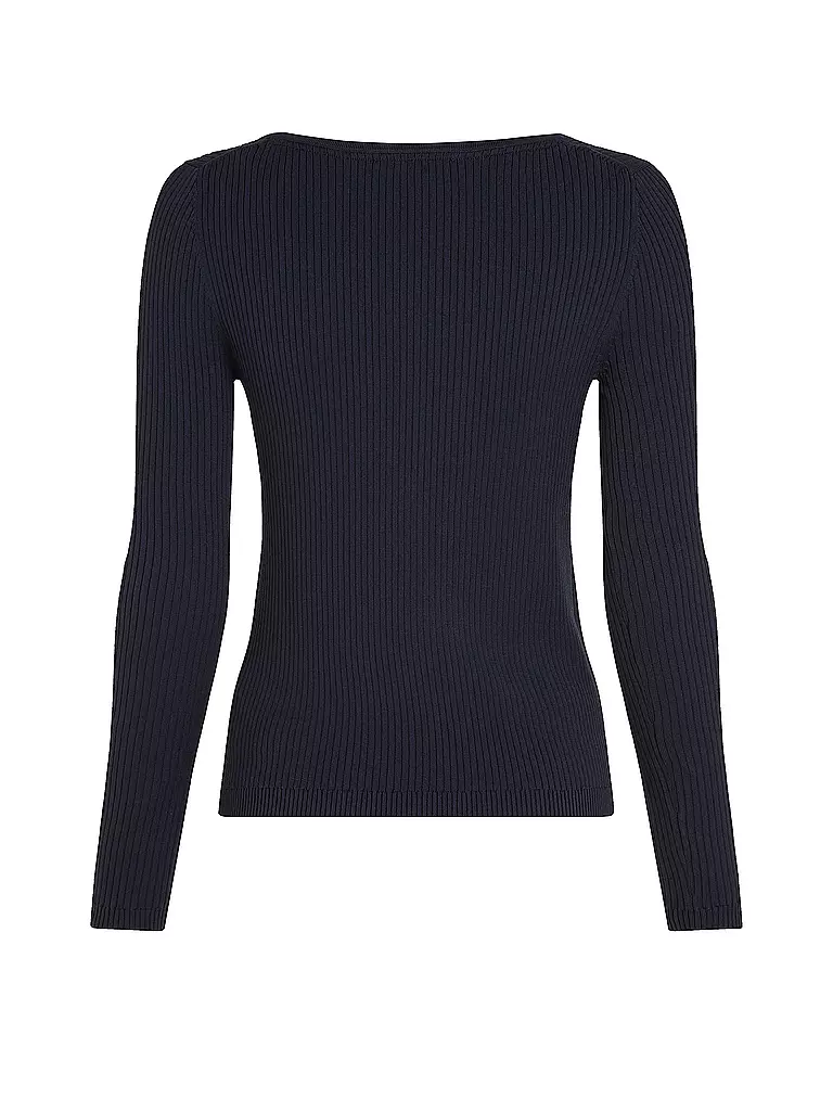 TOMMY HILFIGER Strickjacke dunkelblau