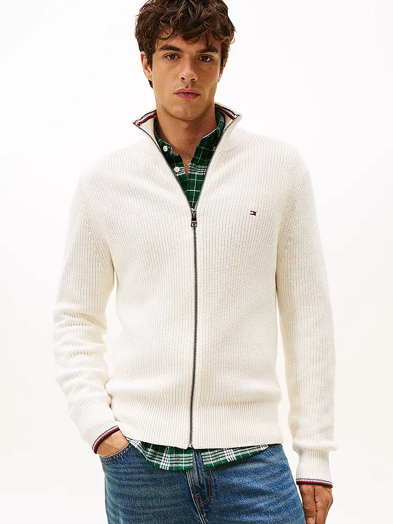 TOMMY HILFIGER | Strickjacke | creme