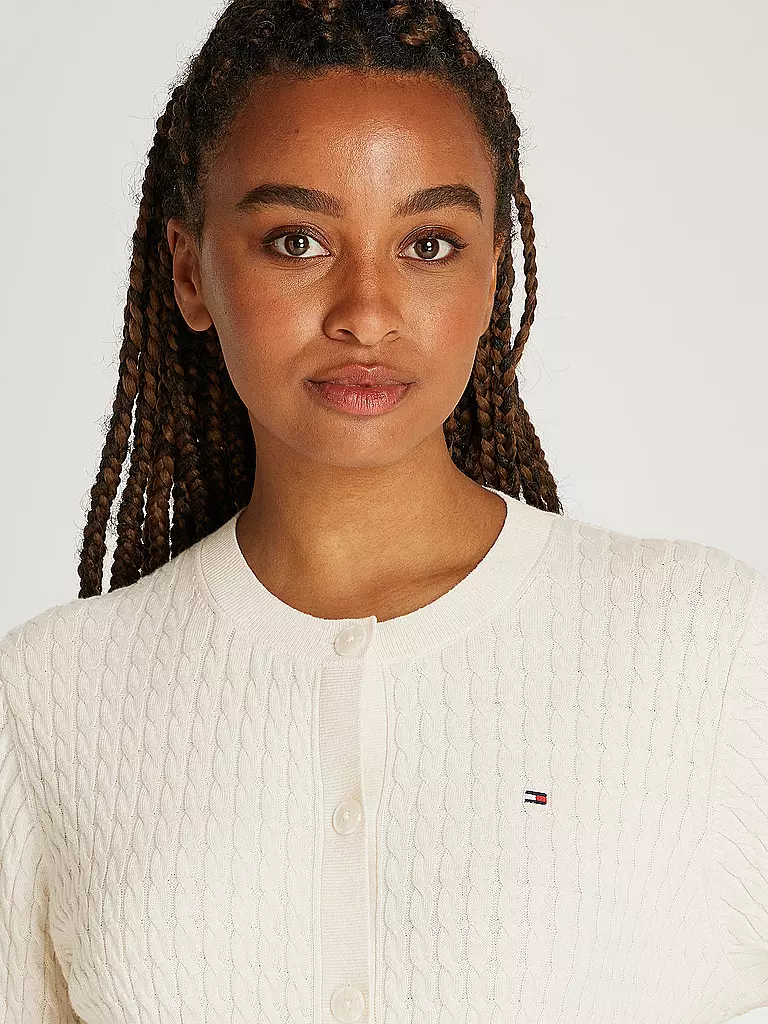TOMMY HILFIGER | Strickjacke | creme