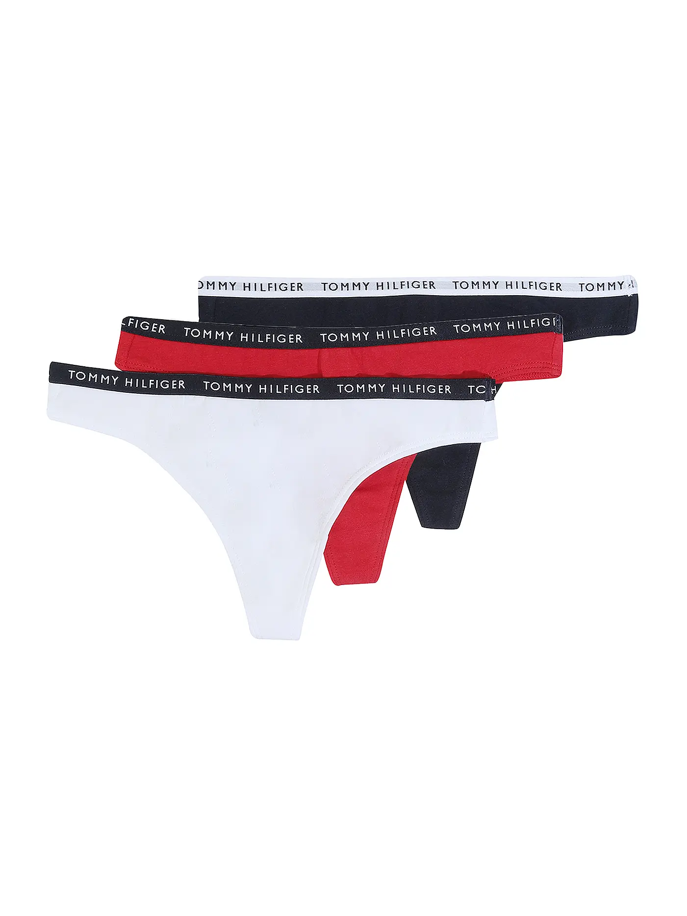 TOMMY HILFIGER | String 3-er Pkg. | weiss