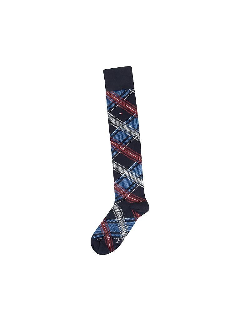TOMMY HILFIGER | Stutzen Tartan | blau