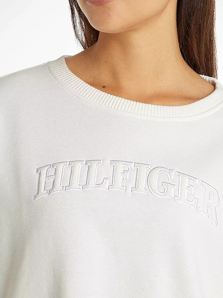 TOMMY HILFIGER | Sweater  | weiss