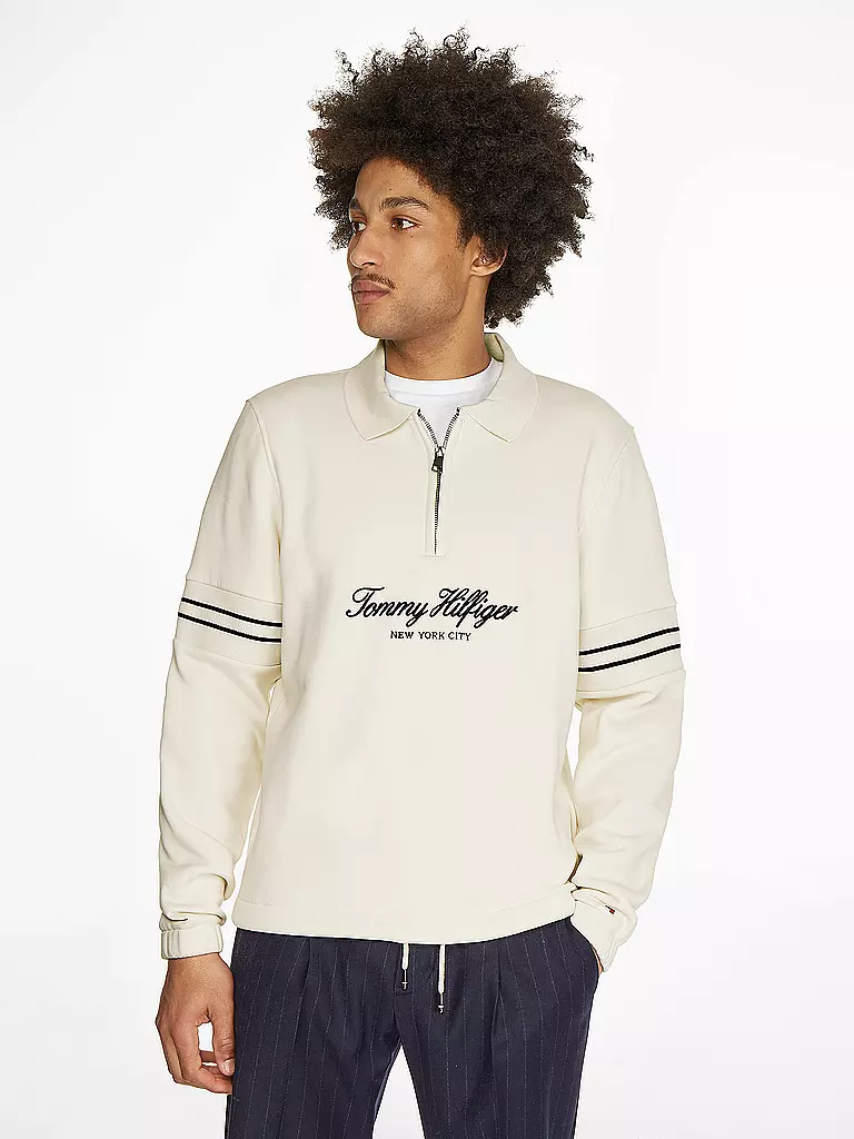 TOMMY HILFIGER | Sweater  | weiss