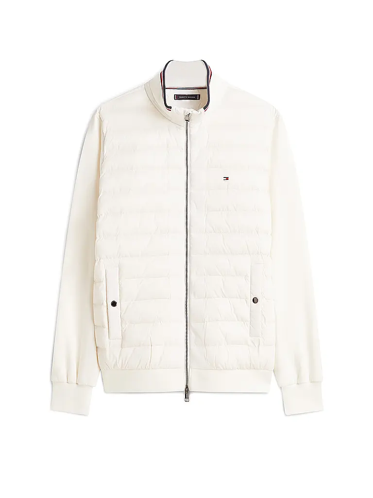 TOMMY HILFIGER | Sweatjacke  | Creme