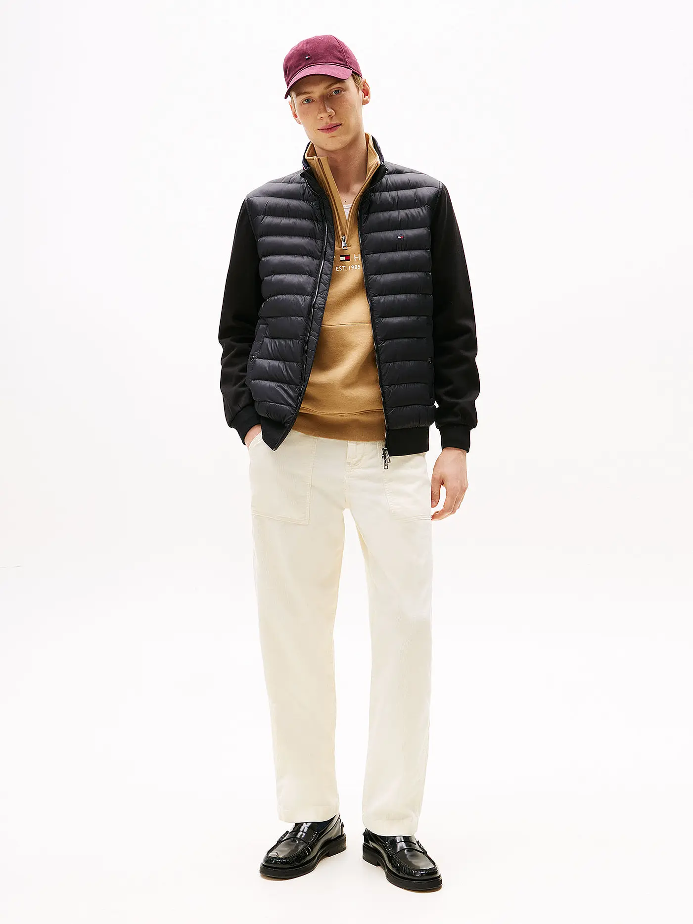TOMMY HILFIGER | Sweatjacke  | schwarz