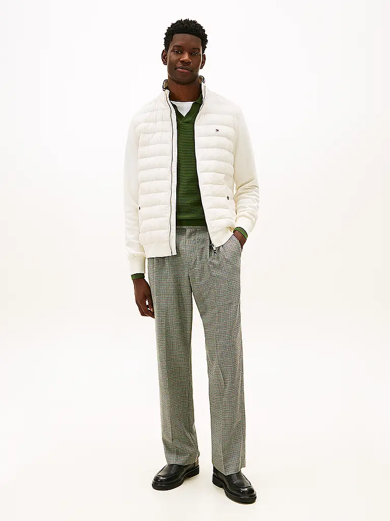 TOMMY HILFIGER | Sweatjacke  | Creme