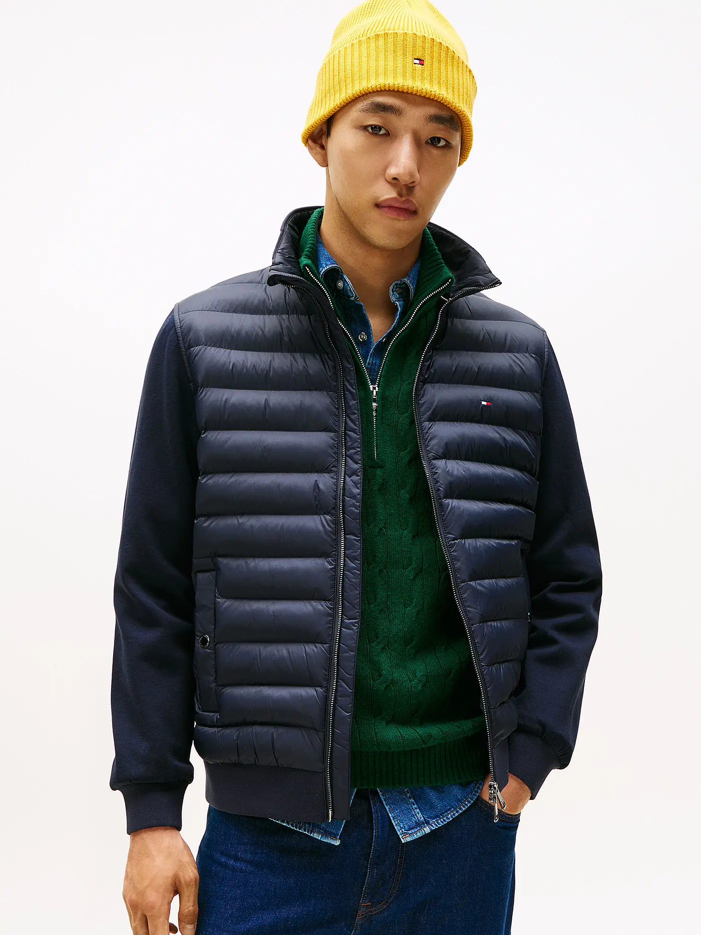 TOMMY HILFIGER | Sweatjacke  | dunkelblau