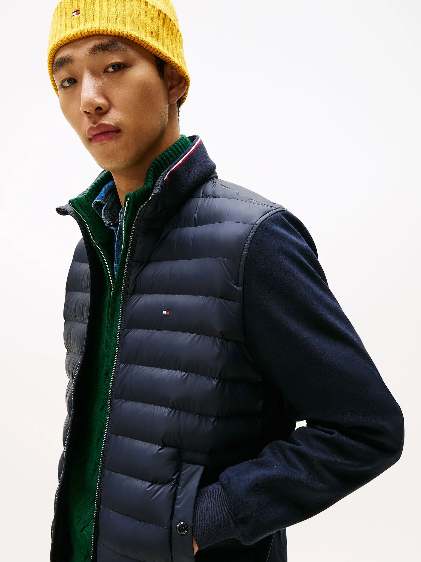 TOMMY HILFIGER | Sweatjacke  | dunkelblau