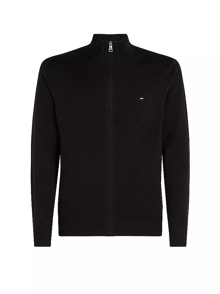 TOMMY HILFIGER | Sweatjacke | schwarz