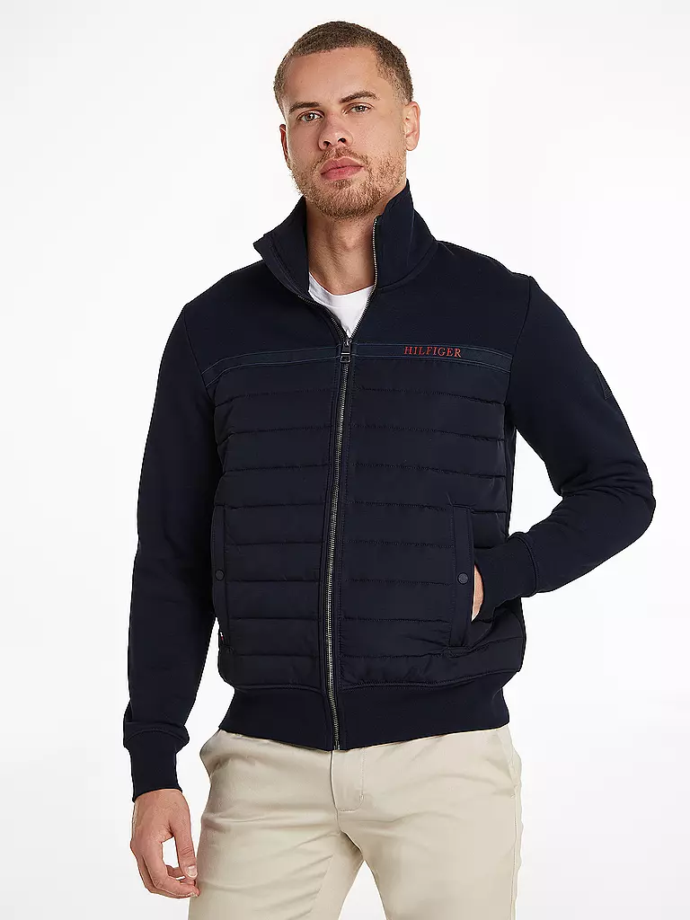 TOMMY HILFIGER | Sweatjacke | blau