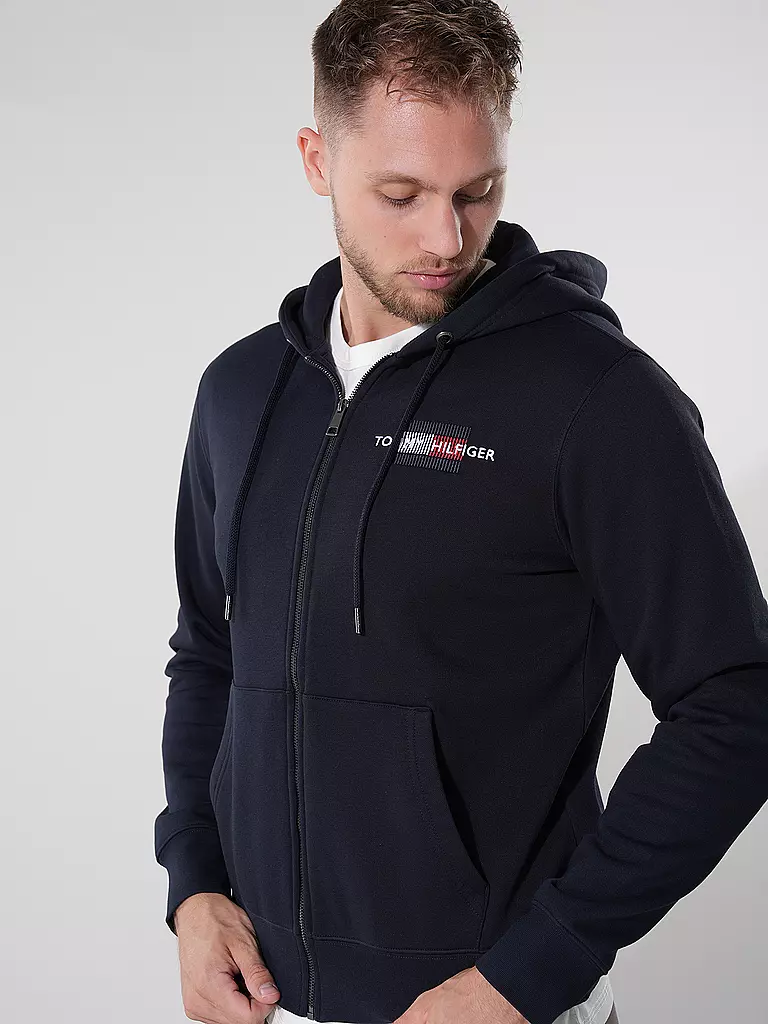 TOMMY HILFIGER | Sweatjacke | weiss