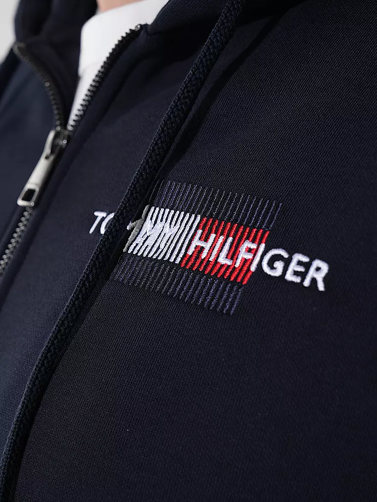 TOMMY HILFIGER | Sweatjacke | weiss