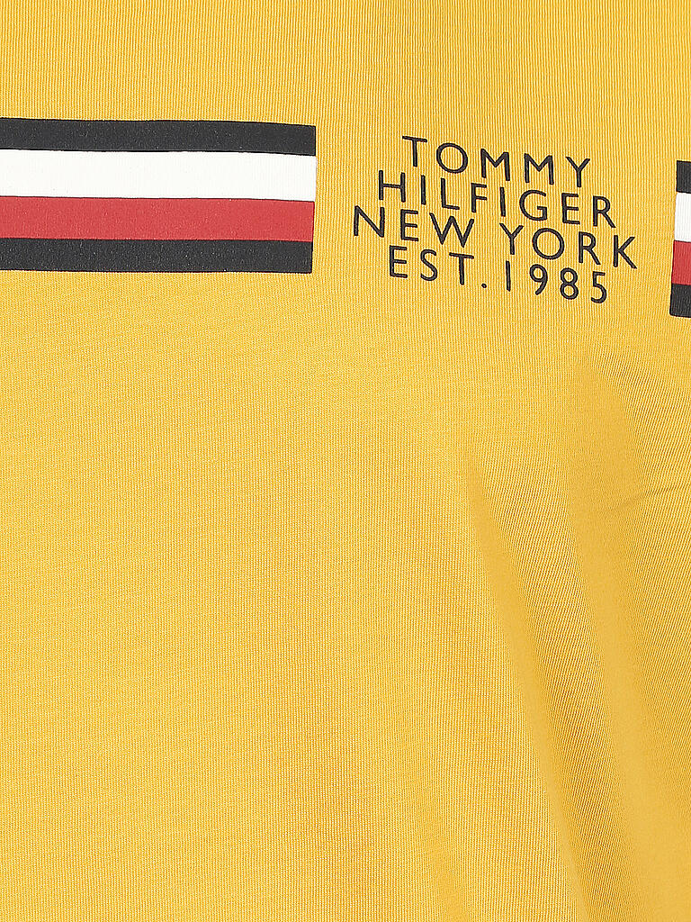 TOMMY HILFIGER | T Shirt  | gelb