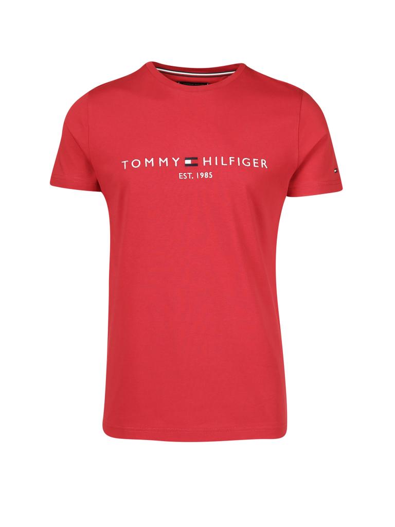 TOMMY HILFIGER | T Shirt Regular Fit  | rot
